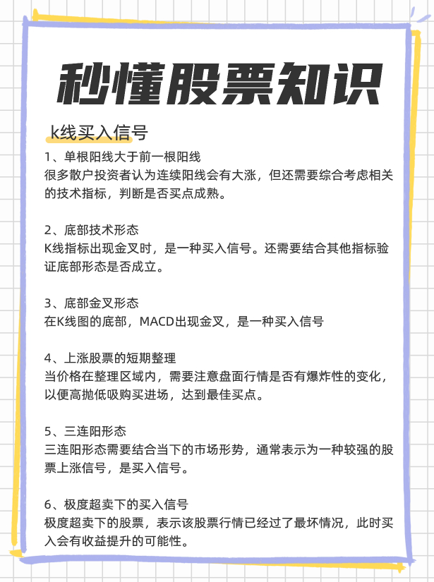 十二种k线买入信号？k线买入股票的信号？(图1)