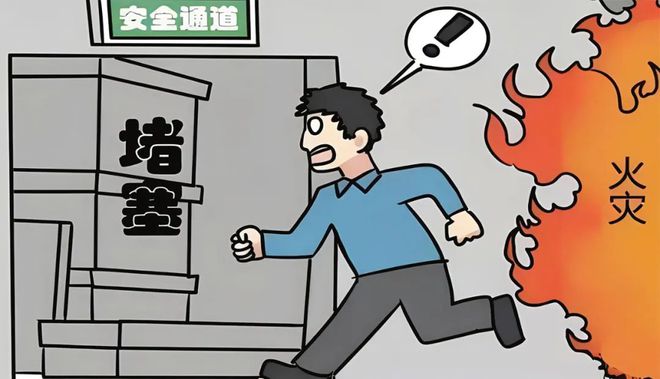 【消防宣传月】消防安全小知识——正确使用通道(图5)