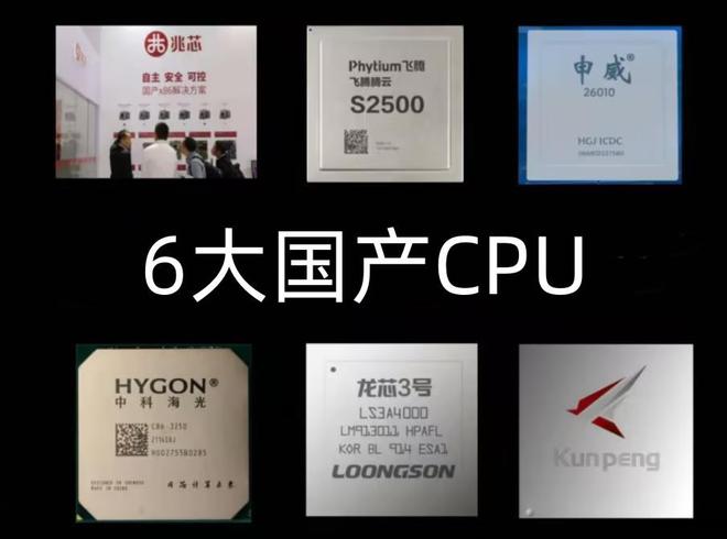 认识一下6大国产CPU谁更强？更有前景？(图3)
