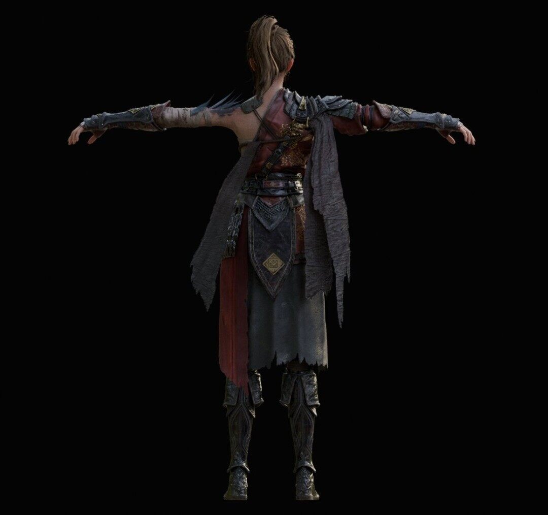 《明末：渊虚之羽》女主3D渲染模型美艳不可方物(图2)